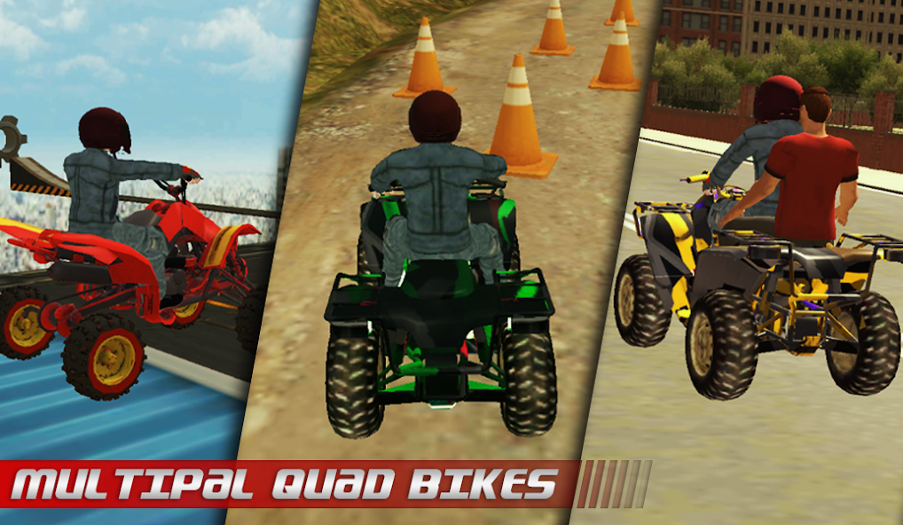 ATV Quad City Bike: Stunt Raci banner