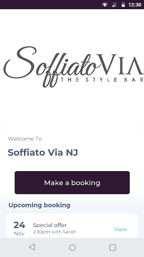 Android application Soffiato Via NJ screenshort
