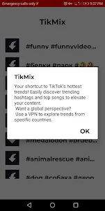 TikMix - Trending Hashtags