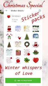 Christmas Love Stickers
