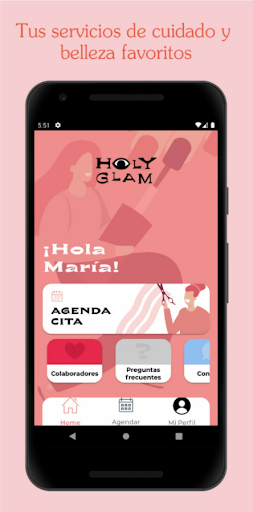 Android application Holy Glam screenshort