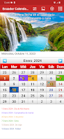 screenshot of Ecuador Calendario 2024