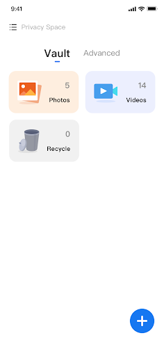 Private Space-Calculator vault Screen 2