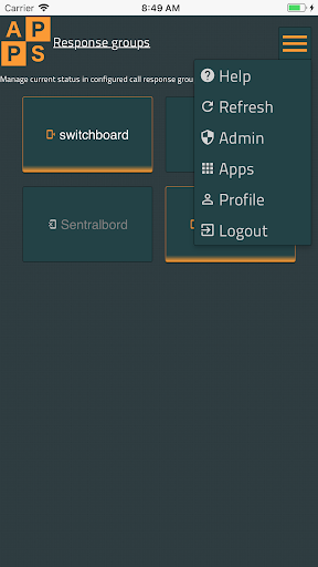 skyPBX apps Screen 2