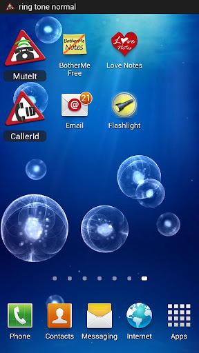MuteIt! - Widget Screen 3