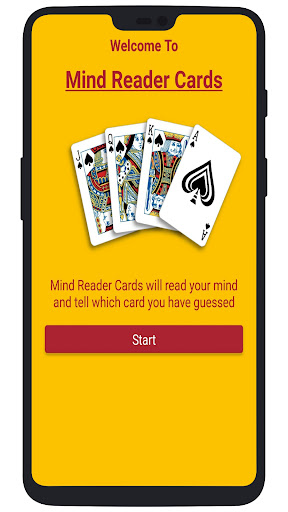 Android application Mind Reader Cards screenshort