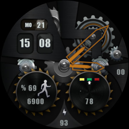 W-Design WOS058 - Watch Face Screen 3