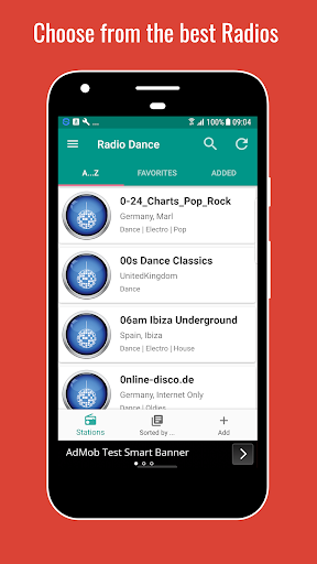 Android application Dance Music Radio screenshort
