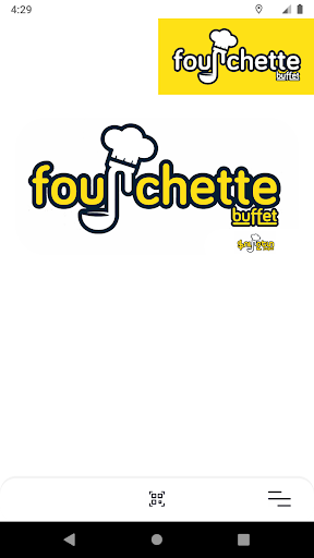Android application Fourchette Buffet screenshort