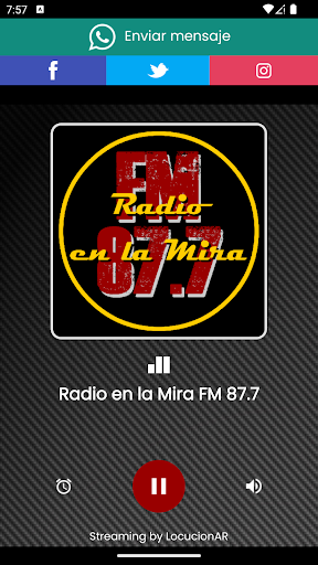 Android application Radio en la Mira FM 87.7 screenshort