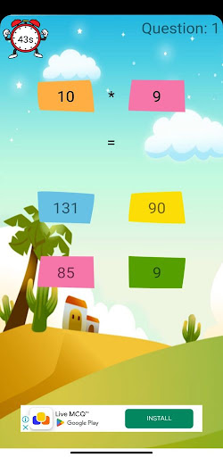 Math Quiz Screen 3