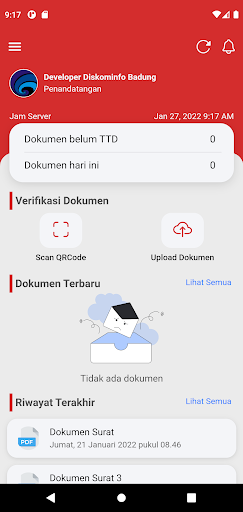Badung Digital Signature Screen 3