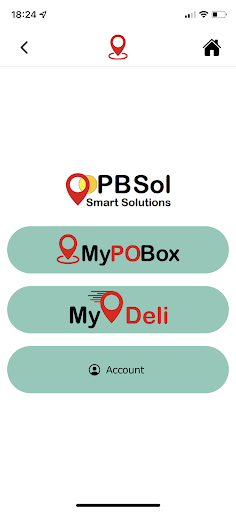 MyPoBox Screen 2