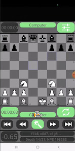 Captura 3 Bagatur Chess Engine android