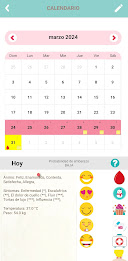 Meu calendário menstrual poster 2