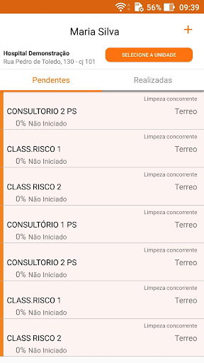 Android application FacilitApp screenshort