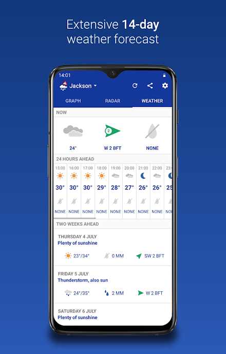Drops - The Rain Alarm Screen 3