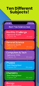 Captura 2 Ultimate Science Quiz 2023 android