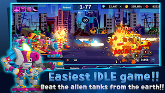 Game screenshot Mini Robot Tank : idle mod apk