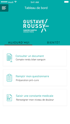 Mon Gustave Roussy Screen 2