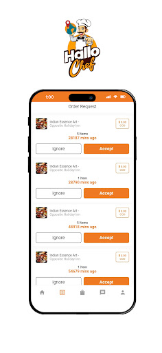 HalloChef Ride, Deliver & Earn Screen 2