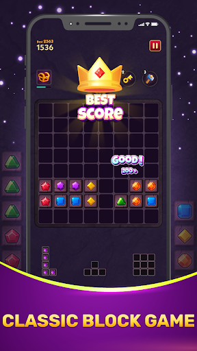 Block Puzzle Jewel & Gems Screen 3