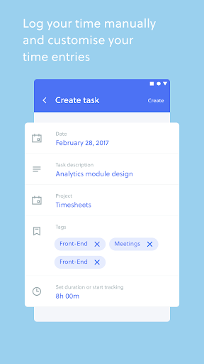 Quidlo Timesheets Time Tracker Screen 2