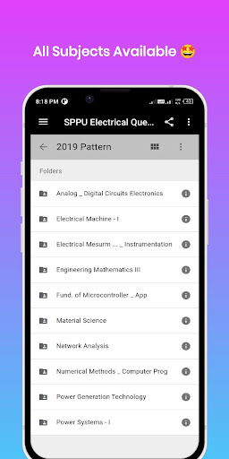 SPPU Electrical Question Paper Screen 2