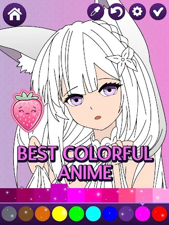 Game screenshot Anime Manga Coloring Book hack