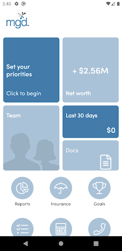 Android application MGD Wealth screenshort