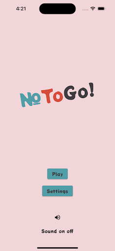 Android application NoToGo screenshort