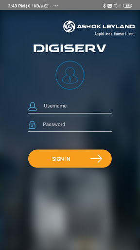 Android application Ashok Leyland Digiserv screenshort