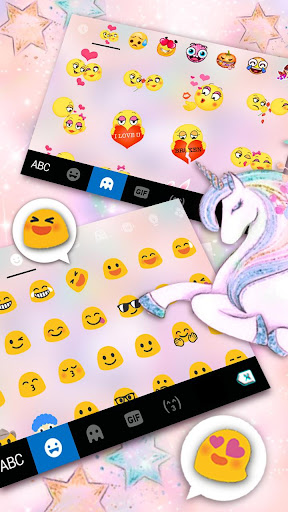 Floral Unicorn Theme Screen 3