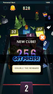 Cube Chain Infinity 2048 3D