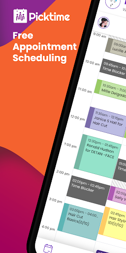 Android application Picktime screenshort