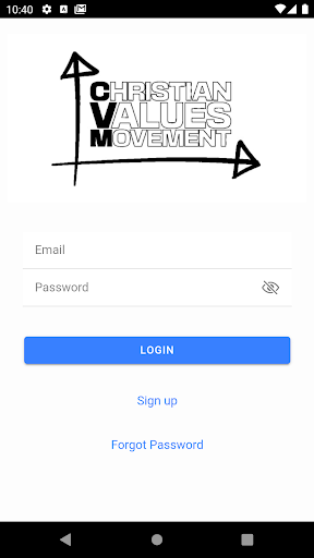 Android application Christian Values Movement screenshort