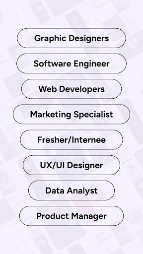 AI Resume Builder CV PDF Maker