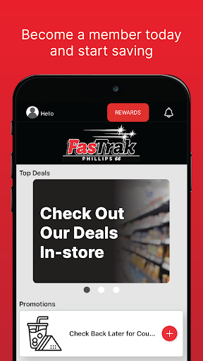 Android application FasTrak Rewards screenshort