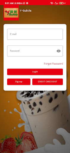 Android application Y-Bubble screenshort