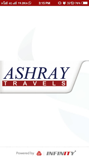 Android application Ashray Travels screenshort