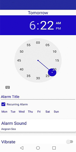 Ordinary Alarm Clock. Screen 2