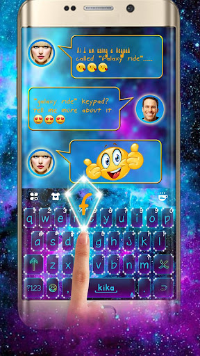 Galaxyride Keyboard Theme Screen 3