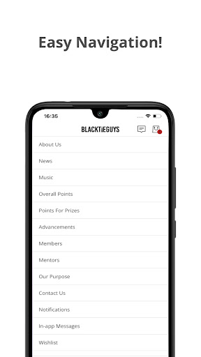Screenshot of Black Tie Guys
