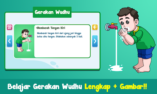 Belajar Wudhu dan Doa Screen 3