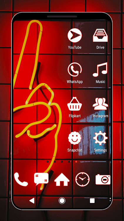 Red Neon Light Theme - v3.2.1 - (Android)