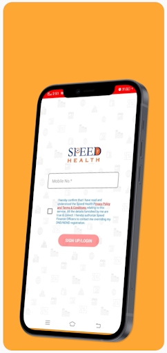 SpeedHealth Screen 2