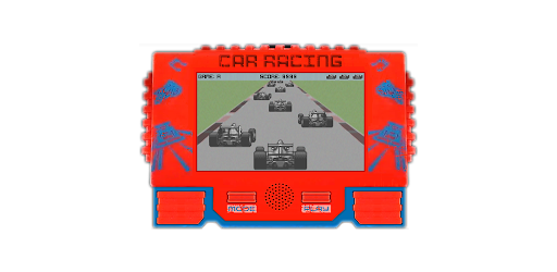 Mini Game Car Racing vermelho antigo (pequeno) 