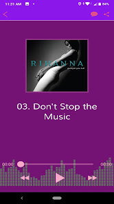 Captura de Pantalla 5 Rihanna discography android