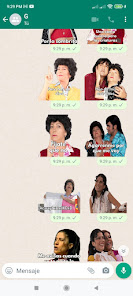 Screenshot 5 Stickers Maria De Los Angeles android