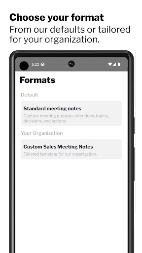 Android application voam screenshort